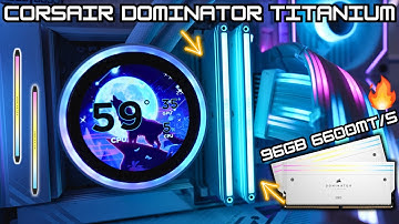 Corsair Dominator Titanium White 96GB 6600MT/s : How To Upgrade Your DDR5 RAM on X870E AORUS Pro ICE