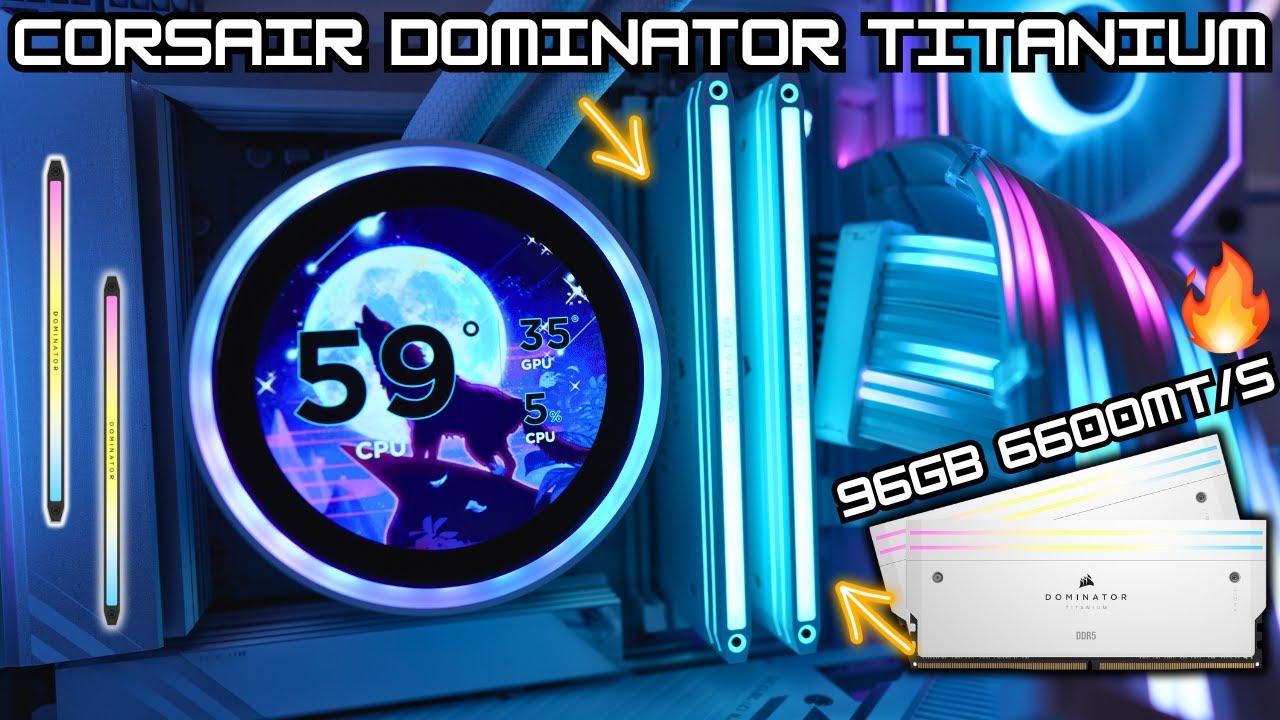 Corsair Dominator Titanium White 96GB 6600MT/s : How To Upgrade 