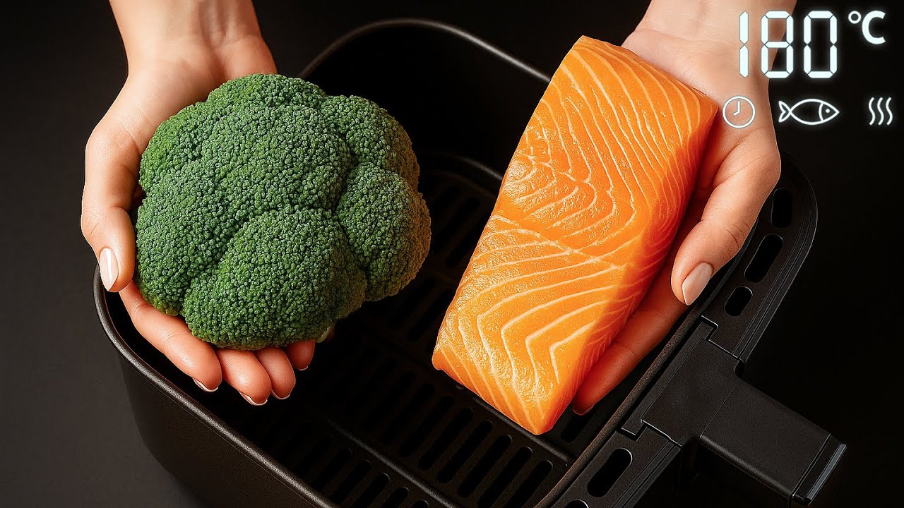 Ein einfaches und köstliches Fischrezept aus der Air Fryer! Abendessen in nur 10 Minuten!