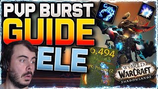 🔥BOOM! How to 1-Shot Burst | Echoing Shock | Elemental Shaman PvP | PrePatch Shadowlands PvP