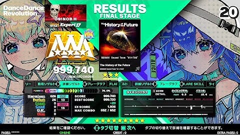 【DDR WORLD】The History of the Future(ESP) 999,740 PFC