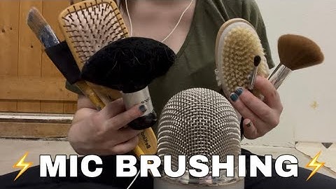 ASMR |  ⚠️ Fast and Aggressive Mic Brushing | Part 3 | No Talking