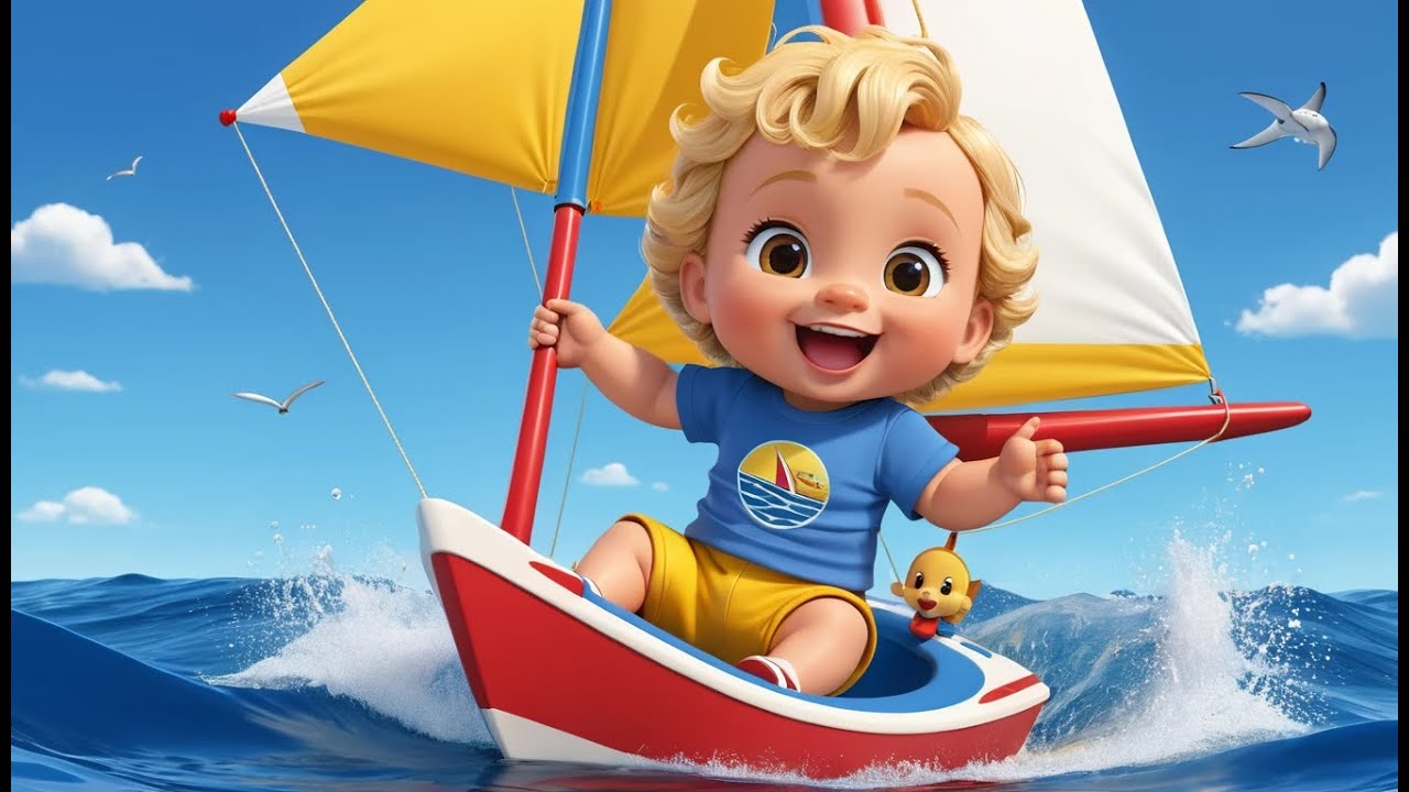 Sailboat Wind Wind Water Song | Fun Kids Song | Preschool Adventure Rhyme