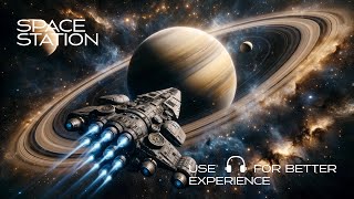 Space station 🎧 Uplifting SciFi Deep House Music #Space #house #scifi