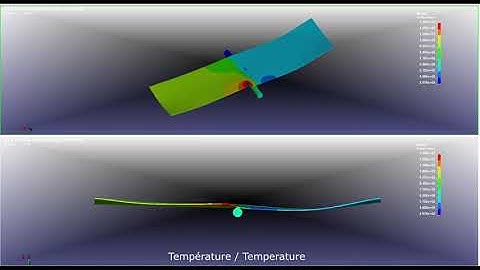 LS-Dyna - Electro-thermo-mecanical simulation of a fusible part