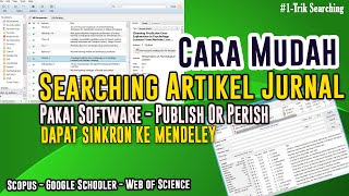 Cara Mudah Mencari Artikel Jurnal Terindek Scopus dan Sinta Menggunakan Aplikasi Publish Or Perish screenshot 5