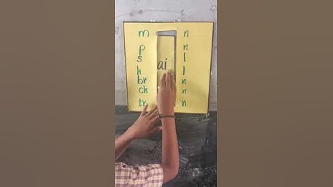 Ennum Ezhuthum English" ai "sound words from lesson 4