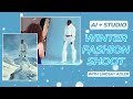 Creating a Winter Fashion Scene with AI + Studio Lighting with Lindsay Adler