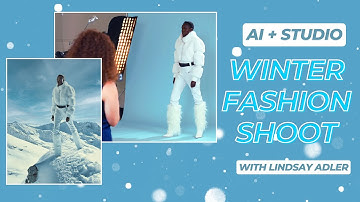 Creating a Winter Fashion Scene with AI + Studio Lighting with Lindsay Adler