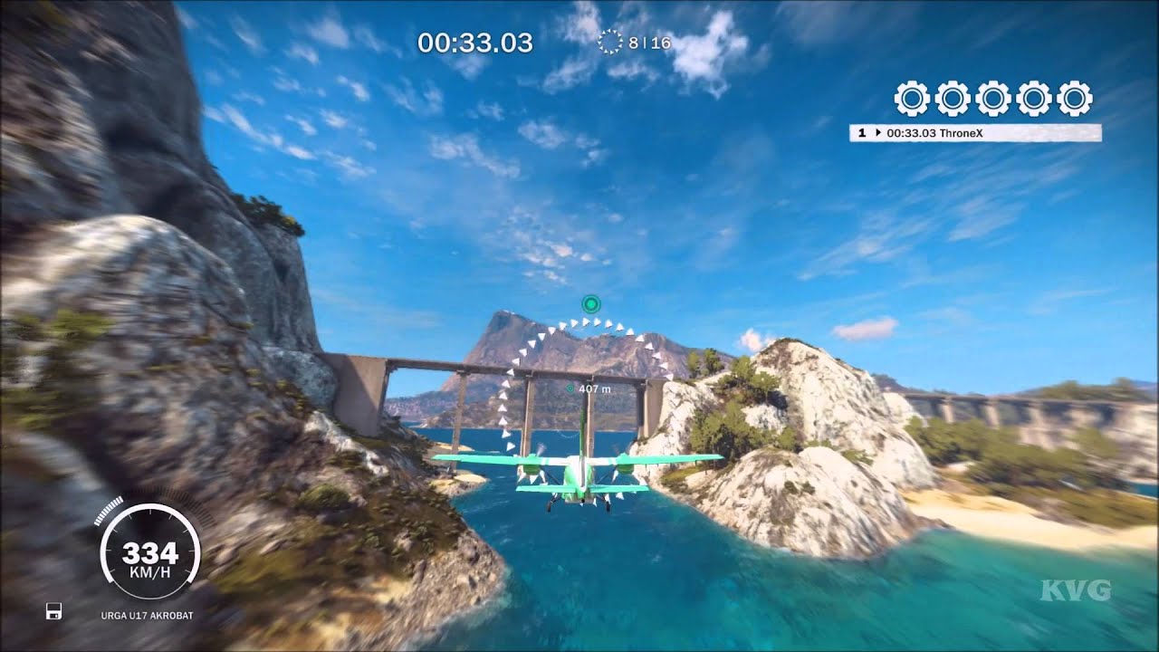 Just Cause 3 - Volo Stretto Di Ravello | Air Race Challenge - Free Roam ...