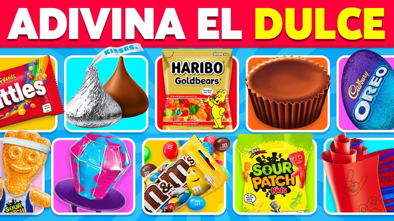 Adivina el DULCE 🍬 Desafia tus Conocimientos sobre los Dulces 🍫🍭 | Quiz