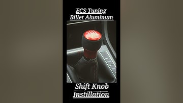 ECS Tuning Billet Aluminum Shift Knob Installation for Mk7 Volkswagen Golf GTI