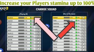How To Increase Your Player Stamina  100%  in Wcc3 || Full Teturail || Increase your Player Skills screenshot 4