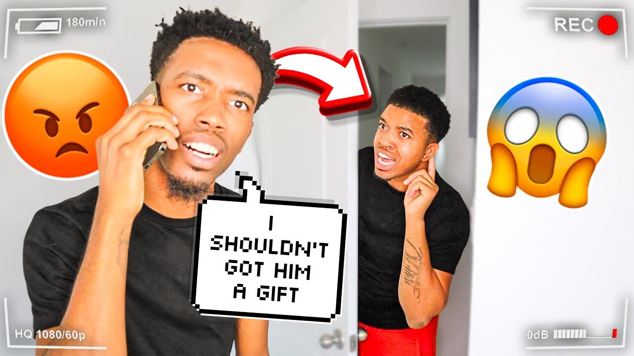 TELLING TYJAE I SHOULDN’T GOT TYLANN A GIFT FOR HIS BIRTHDAY! *HILARIOUS*