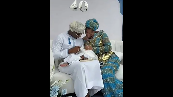 Priscilla and Juma Jux Celebrates Their son, Rakeem today as he turns 40 days old