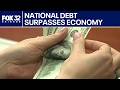 US national debt surpasses economy size for first time since WWII
