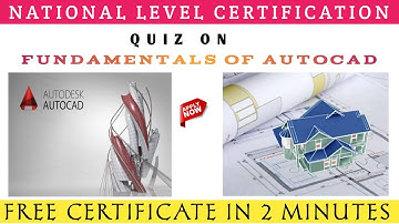 Quiz on AutoCAD | AutoCAD Interview Questions and Answers | AutoCAD objective Questions with Answer