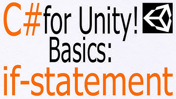 Unity C# Tutorial - Basics: Simple "If Statement"