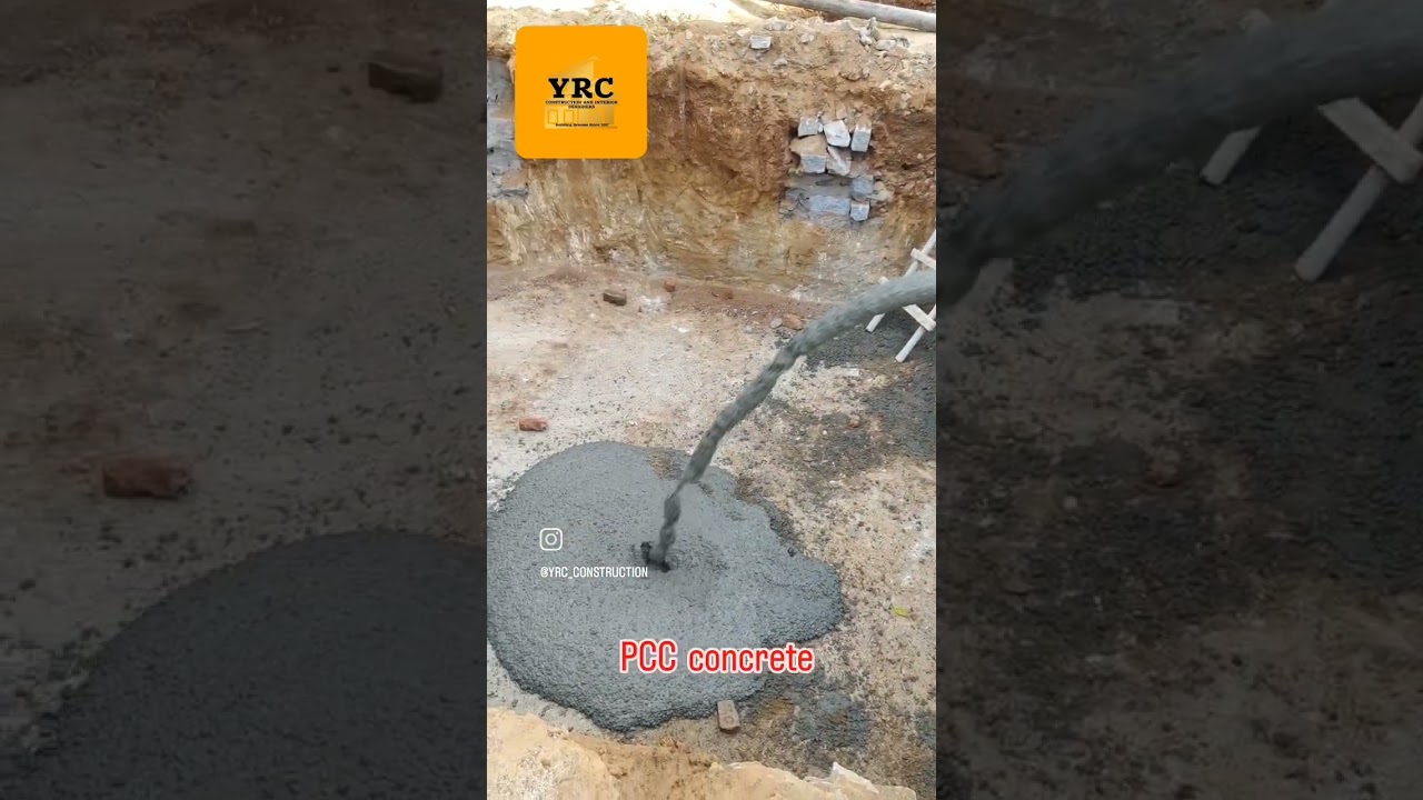 PCC concrete for footing