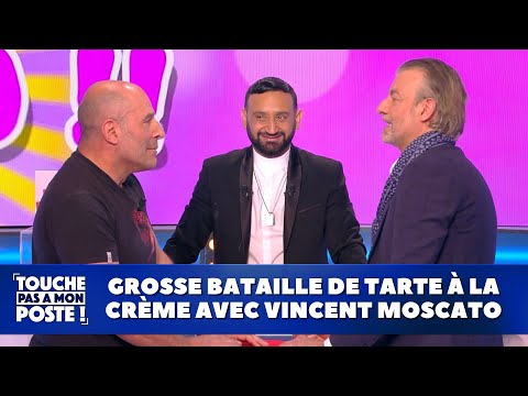 Grosse bataille de tarte à la crème avec Vincent Moscato