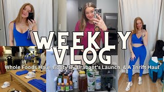 Mini Vlog! Whole Foods Haul, Booty By Brabant's Launch, and Thrift Haul!