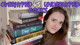 Overhyped books vs. Underhyped books || This may get me into trouble...
