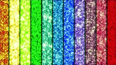 Rainbow LED Stock Motion Graphics