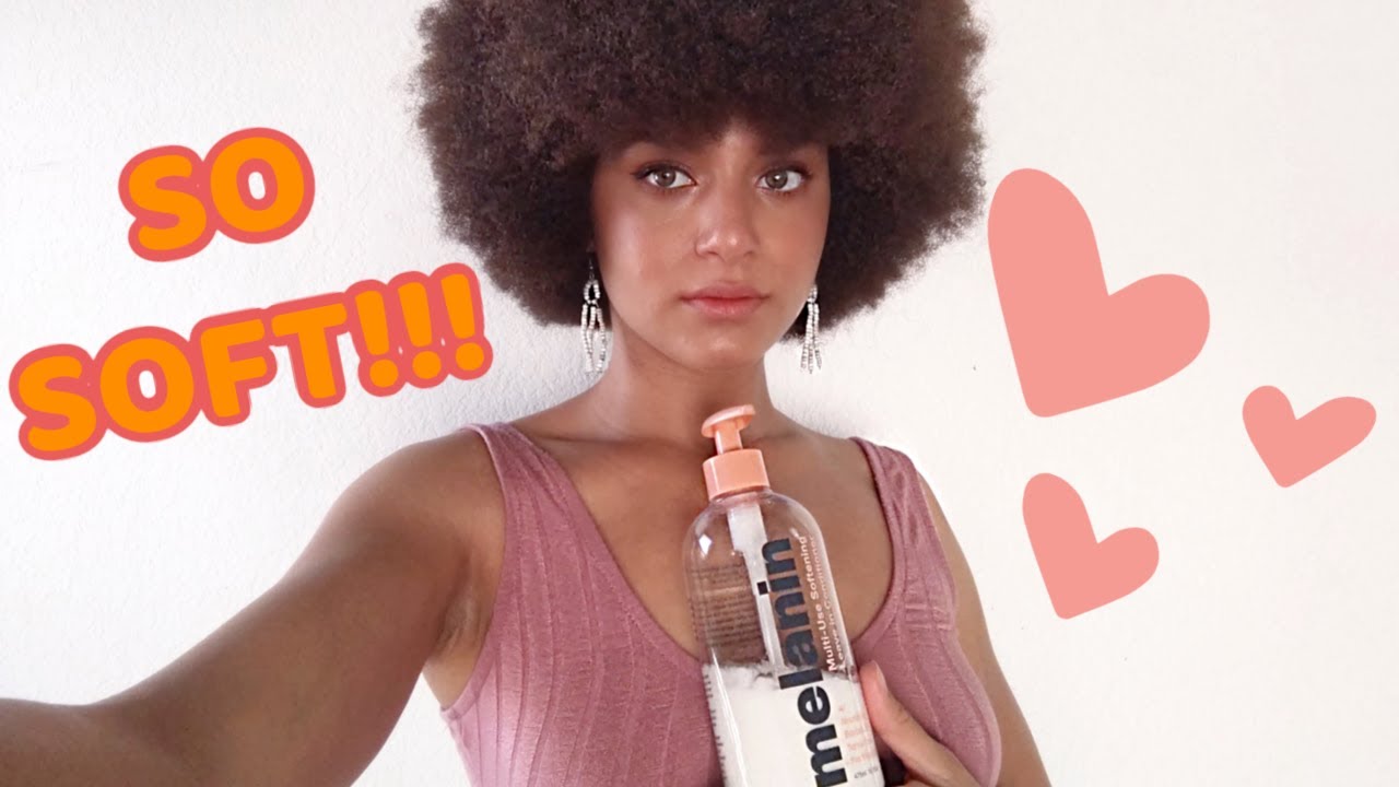 Melanin Hair Care Multi-Use Softening Leave In Conditioner Review | SOOO SOFT | Type 4 Natural Hair