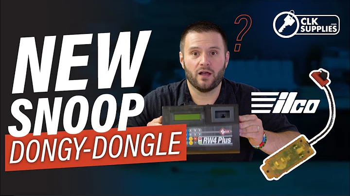 Key Cloning | The NEW Ilco Snoop for the RW4, EZ-Clone