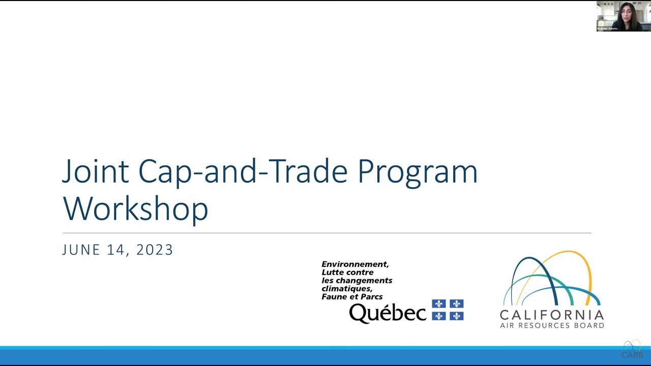 Joint CaliforniaQuébec Potential Amendments to the Capand