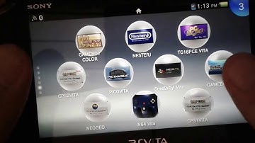 PS VITA 3.69 jailbreak with hacked custom emulator bubbles