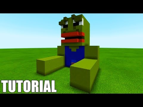 minecraft:-how-to-make-a-pepe-the-frog-statue-house-"meme-house"