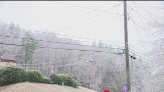 Widespread power outages continue in White County as overnight refreeze expected