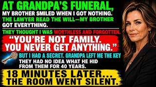 At Grandpa's Funeral, My Brother Smiled When I Got Nothing—Then The Lawyer Read One Final Letter