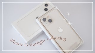(aesthetic) unboxing of iPhone 13 + accessories haul — iPhone 13