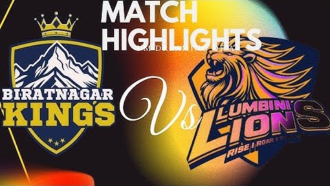Highlights of Biratnagar kings vs Lumbini lions||Siddhartha banks npl powered by Ncell ||