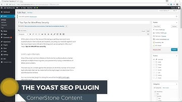 Corner Stone Content - Yoast SEO Plugin