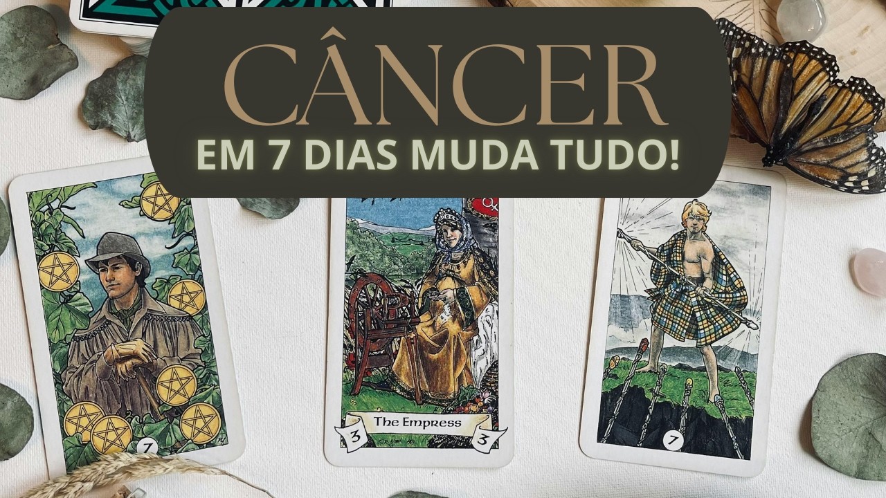 ♋CÂNCER✨Você vai viver uma virada que parece cena de filme, e é vitória! 🍀🎊