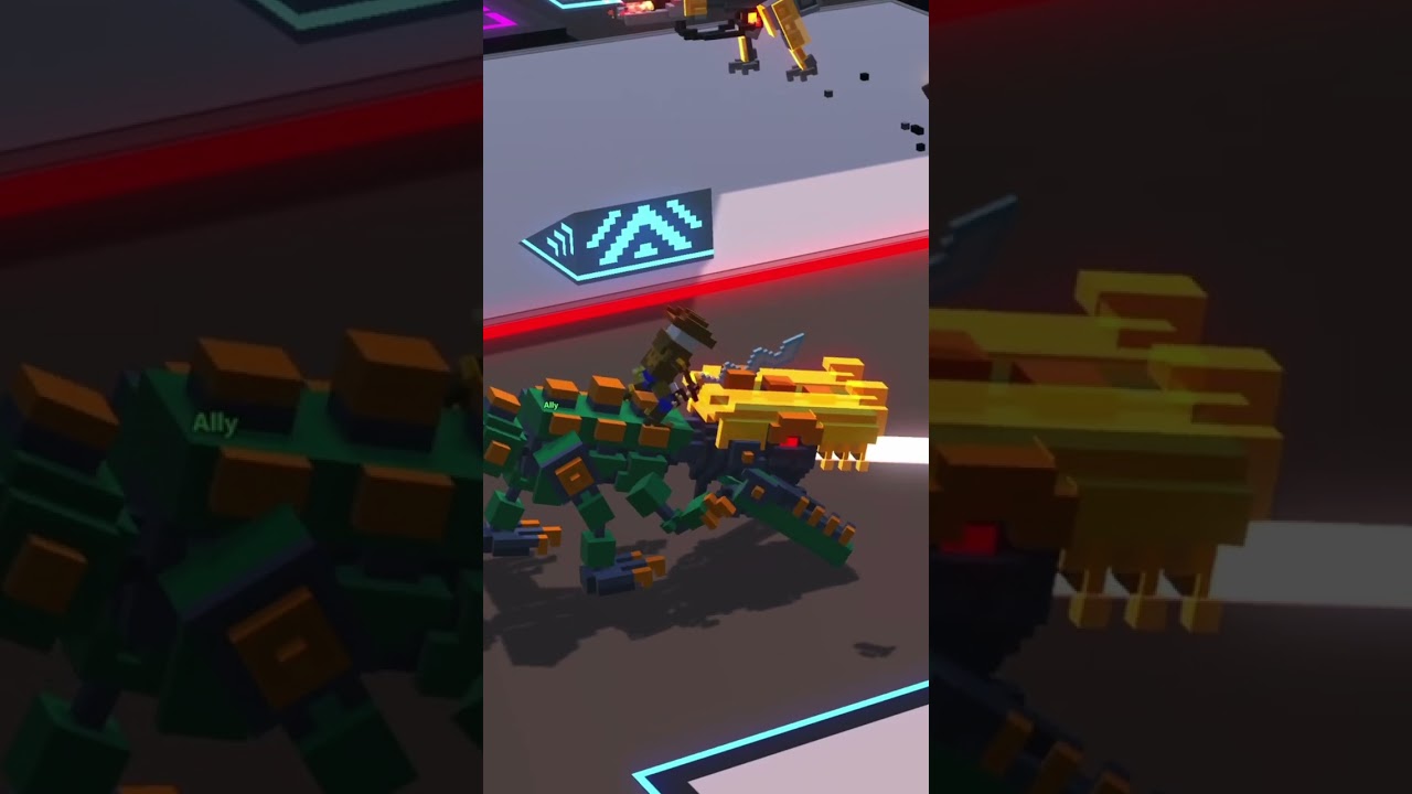 Ride a sawblade unicycle and customise your bot!