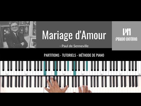 Mariage d'Amour - Chopin Spring Waltz (Easy Piano) - Paul Marie Andre De Senneville