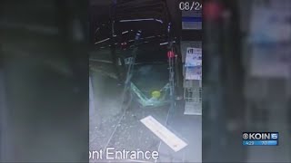 Watch: Driver rams car into Walgreens, attempt to take ATM