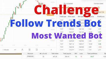 Challenge Binary.com Bot - Follow Trends Binary Bot | Most Wanted Bot Discovered Today