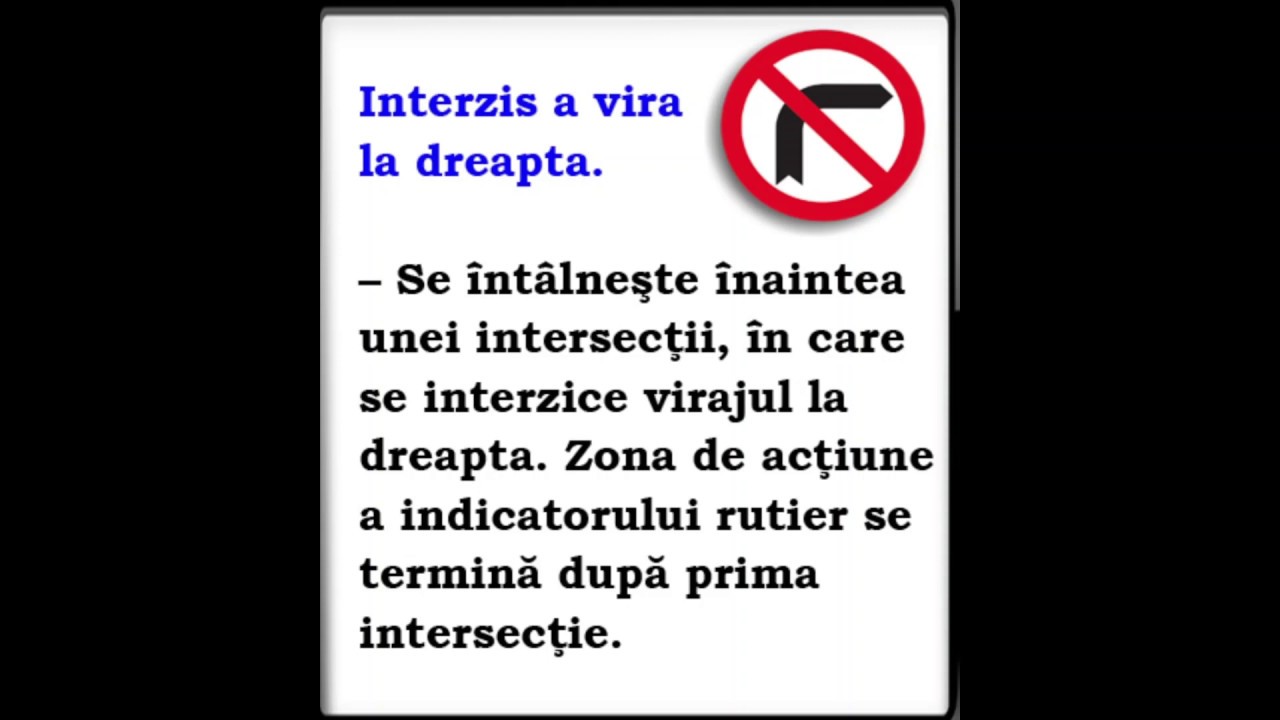Indicatoare Rutiere - Semne de Circulatie | Legislatie 2020 | # ...