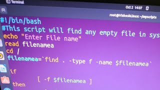 Shell script Find any empty file | How to learn Shell script scripting beginners Shell scripts