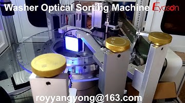 Washer optical sorting machine