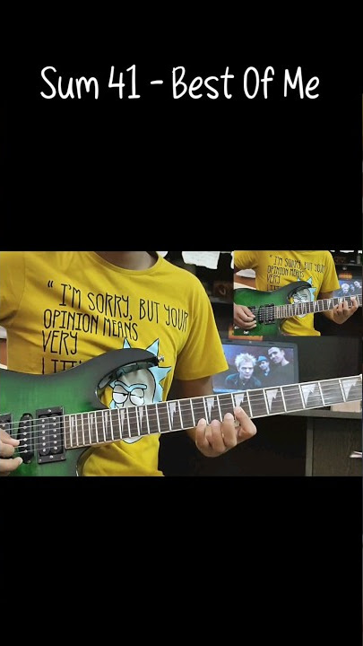Best Of Me | Sum 41 | Guitar Cover #shorts