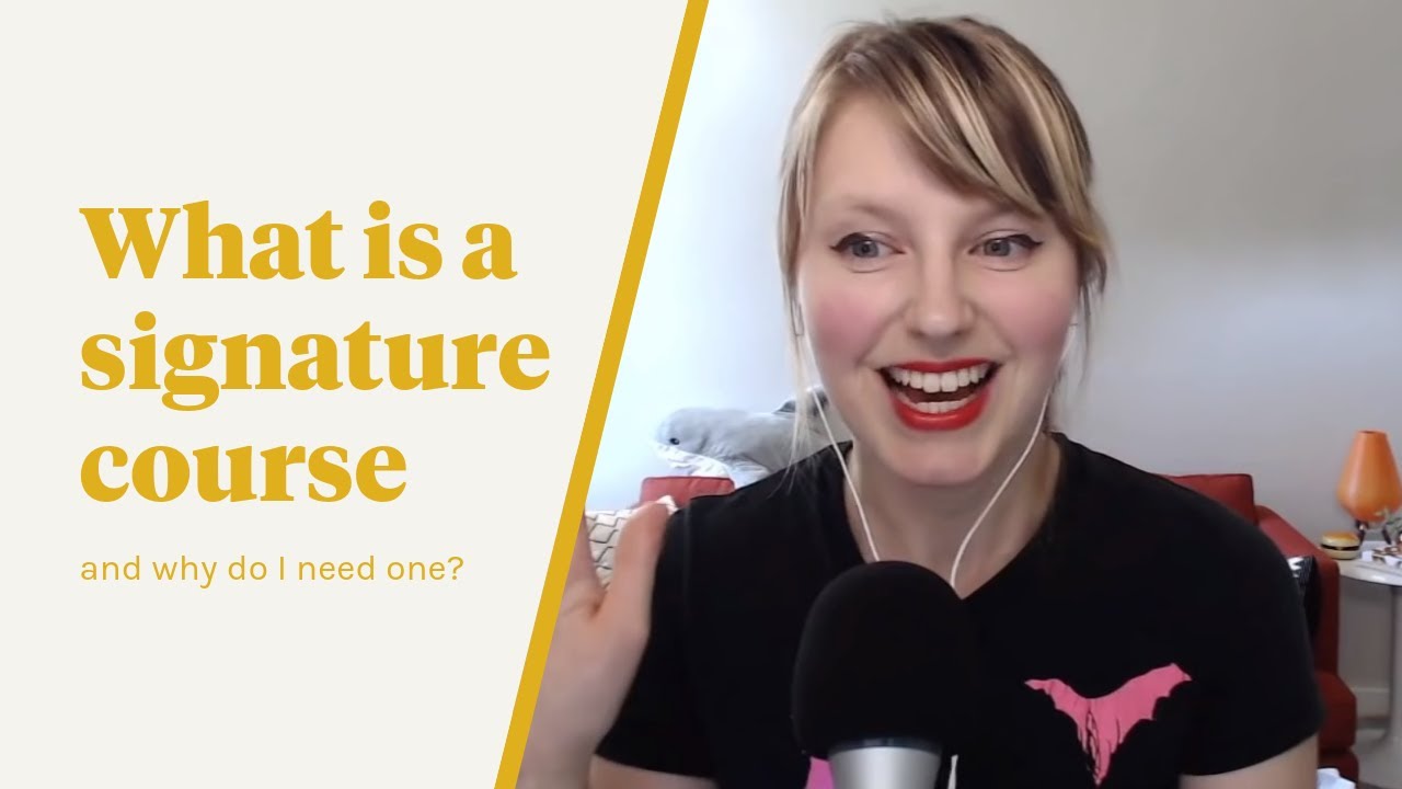 What Is A Signature Course And Why Do I Need One YouTube