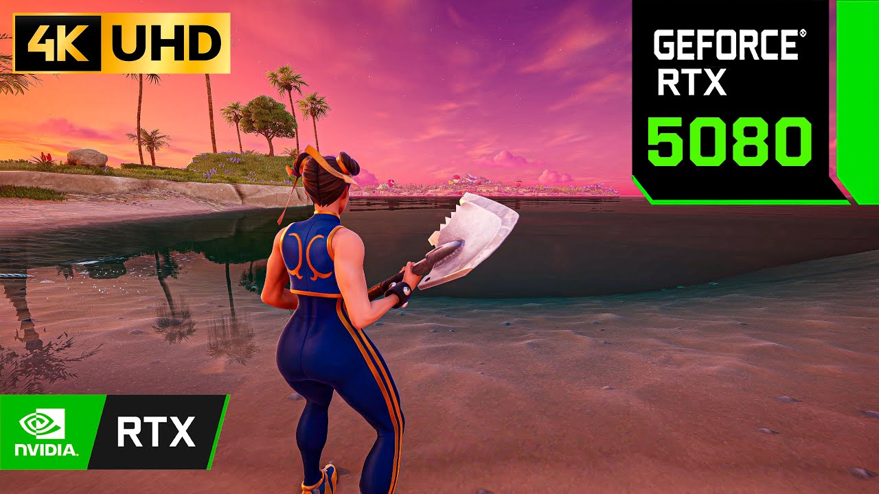 Fortnite : RTX 5080 16GB + 7800X3D ( 4K Maximum Settings RTX ON )