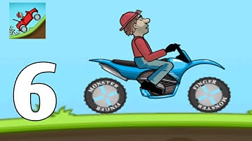 Hill climb racing - gameplay walkthrough part 6 jeep (android)