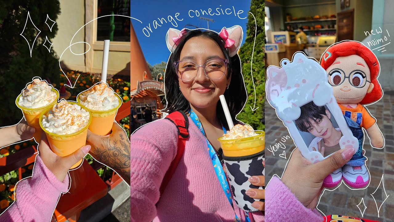 ♡ spring disney day: orange conesicle, galaxy's edge, Pixar fest